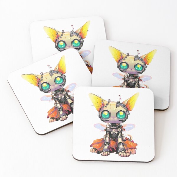 Item preview, Robo-Cat Fairy! designed and sold by kukamatsu.