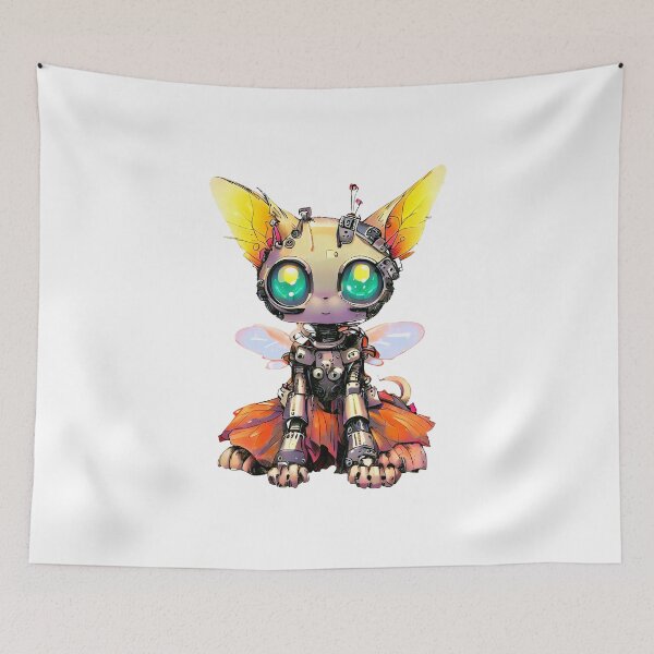 Item preview, Robo-Cat Fairy! designed and sold by kukamatsu.