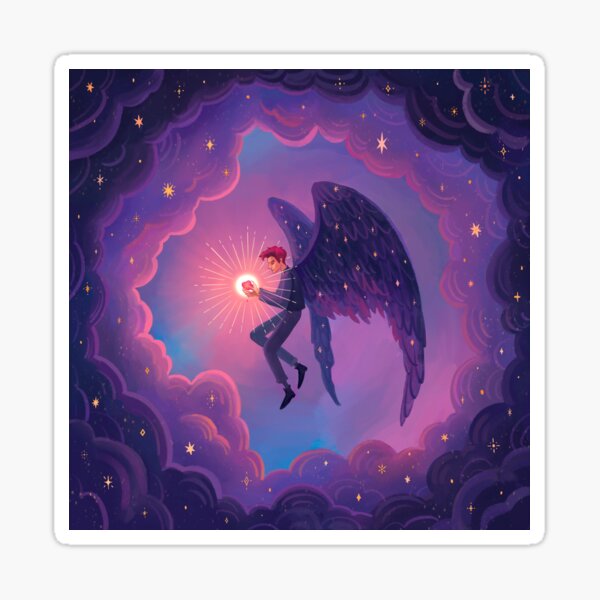 Cosmic Angel Stickers for Sale