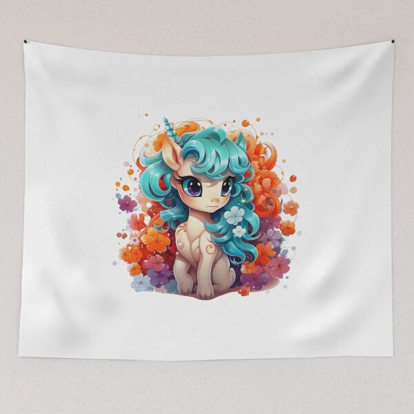 Item preview, Kawaii Unicorn  designed and sold by giwahomedeco.