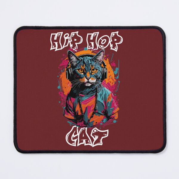 Item preview, Hip Hop cat designed and sold by ThreadmyCanvas.