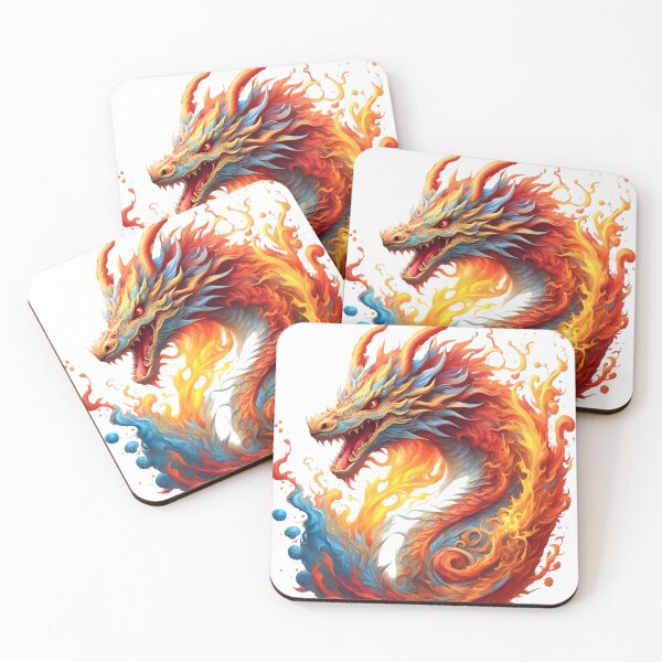 Item preview, The Flame Dragon designed and sold by Everything Dragon Shop.