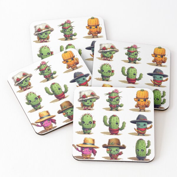 Item preview, Cute Cactus Characters designed and sold by ashleeeyjayne.