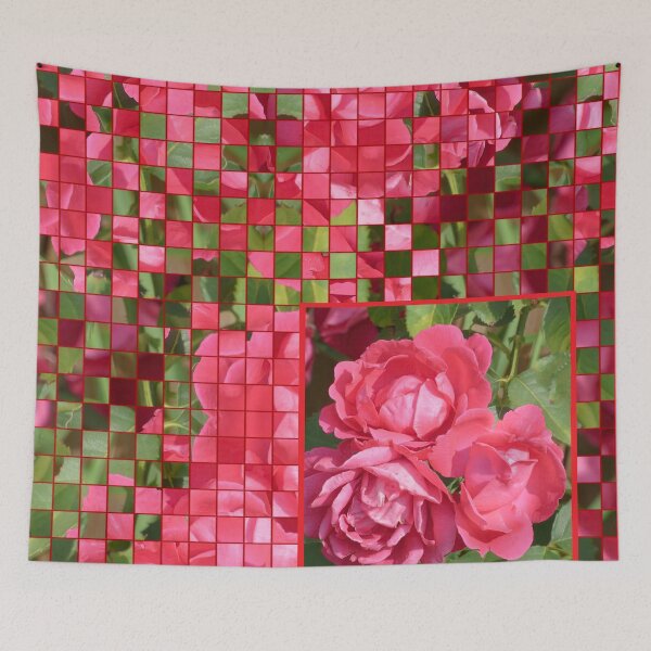 Item preview, Scrambled Roses designed and sold by Leslie Montgomery Art.