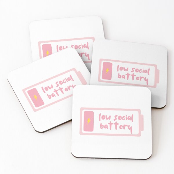 Item preview, Low social battery designed and sold by Gwendesigns.