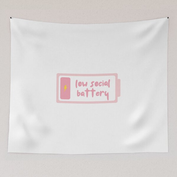 Item preview, Low social battery designed and sold by Gwendesigns.