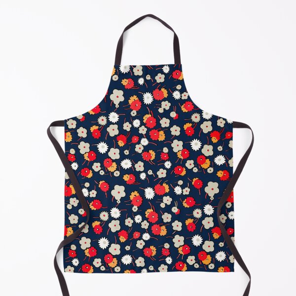 Item preview, Vintage Floral Elegance - Dark Blue Blossoms designed and sold by aylastyle.