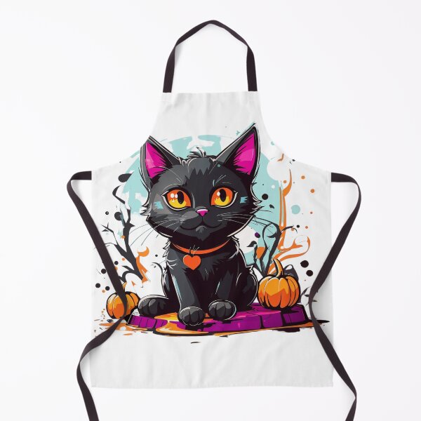 Item preview, Enchanted Ebony: Black Cat and Pumpkin Delight designed and sold by irosh madushan.