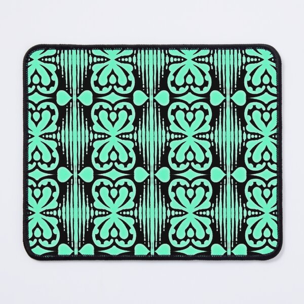 Item preview, mint green heart pattern designed and sold by WinusYTS.