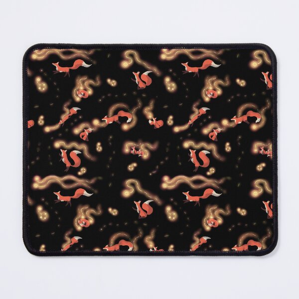 Item preview, Foxes Chasing Fireflies Pattern designed and sold by InkyFlower.