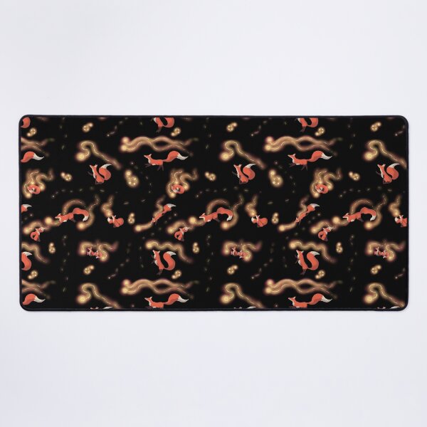 Item preview, Foxes Chasing Fireflies Pattern designed and sold by InkyFlower.