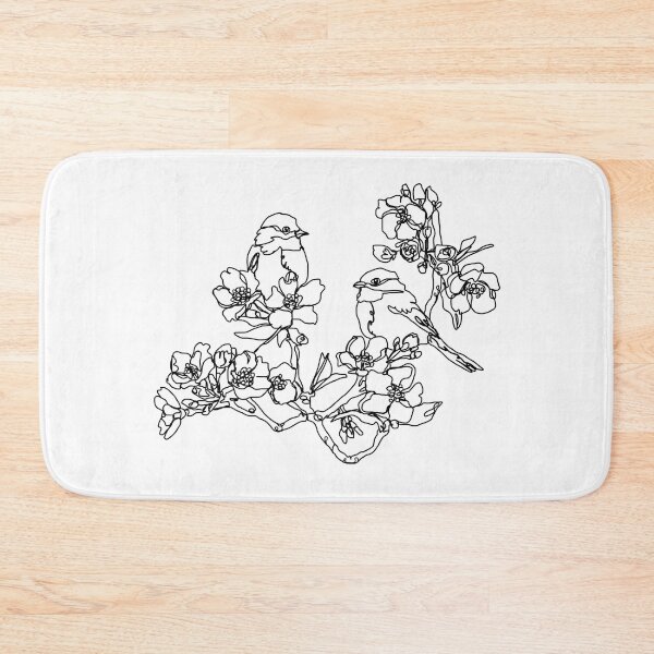 Item preview, Birds and flowers designed and sold by Roses Mond.