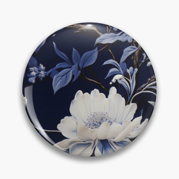 Artikelvorschau, Azure Gardens: Eine Blumensymphonie in Blau entworfen und verkauft von OurBarcode.