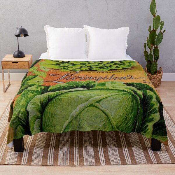 Item preview, Vintage lettuce, farm digital print designed and sold by dcrc.