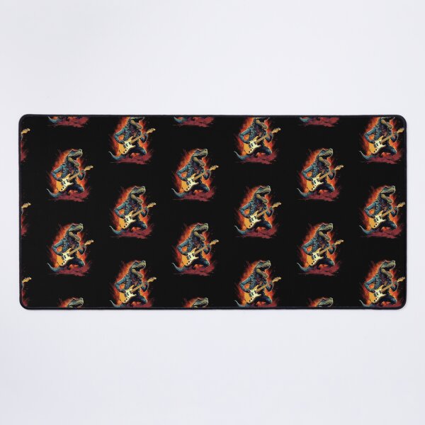 Item preview, Dinosaur Playing Guitar Dino  designed and sold by ArtFromBeyond.