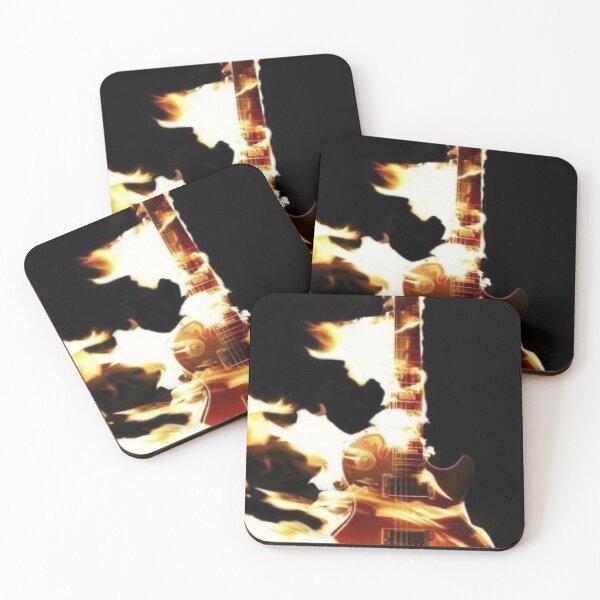 Item preview, Guitar on fire designed and sold by Sandy-shops.