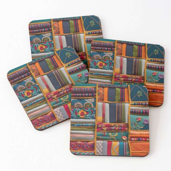Item preview, Patchwork Embrodery Floral designed and sold by EnchantedMoon143.