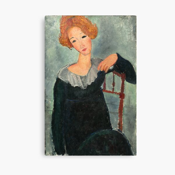 Item preview, Woman with Red Hair by Amedeo Modigliani, 1917 designed and sold by Vintage Wall Art.