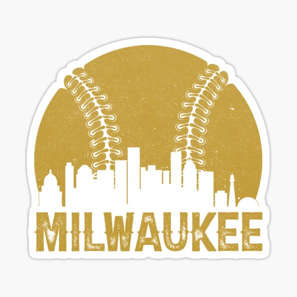 Milwaukee Brewers Round Baseball Dog ID Tag