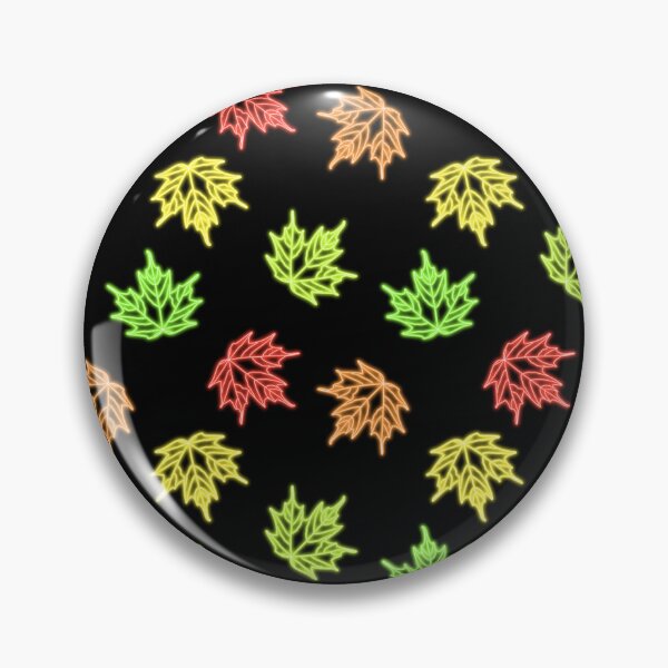 Item preview, Neon Light Maple Leaf Pattern designed and sold by RebeccaRichards.