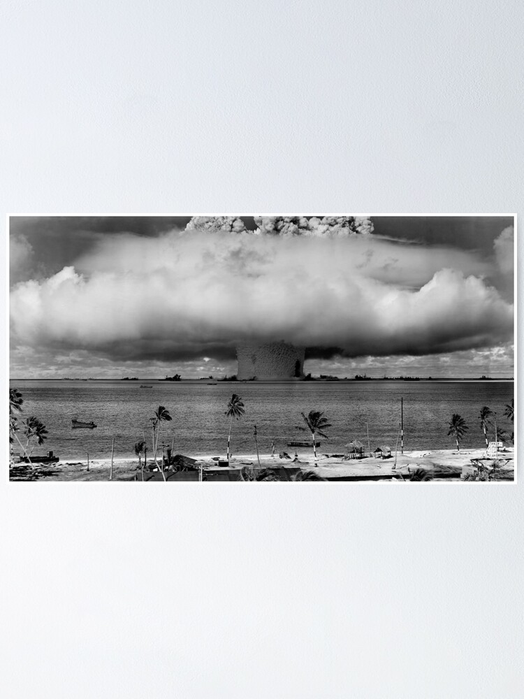 Atomic Bomb Mushroom Cloud Operation Crossroads Baker Test