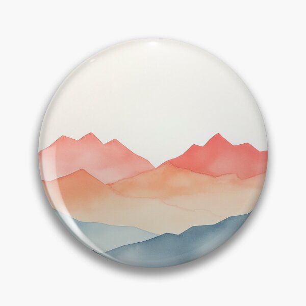 Artikelvorschau, Minimalistische Berglandschaft entworfen und verkauft von TeeTreasures.