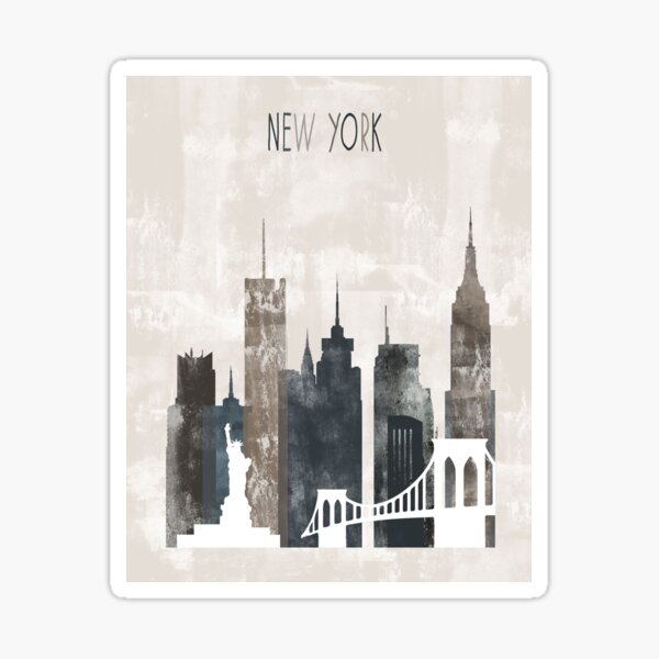 Item preview, New York, New York art, New York skyline designed and sold by Rosaliartbook.