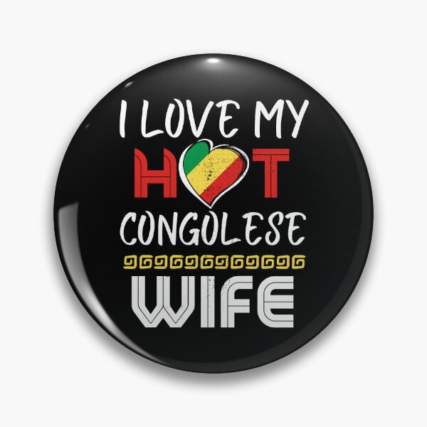Item preview, I Love My Hot Congolese Wife Husband designed and sold by Furahisha.