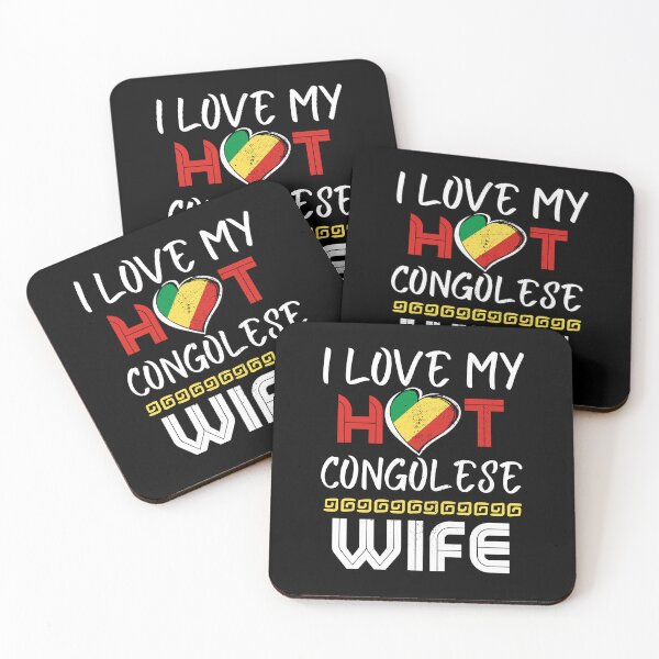 Item preview, I Love My Hot Congolese Wife Husband designed and sold by Furahisha.