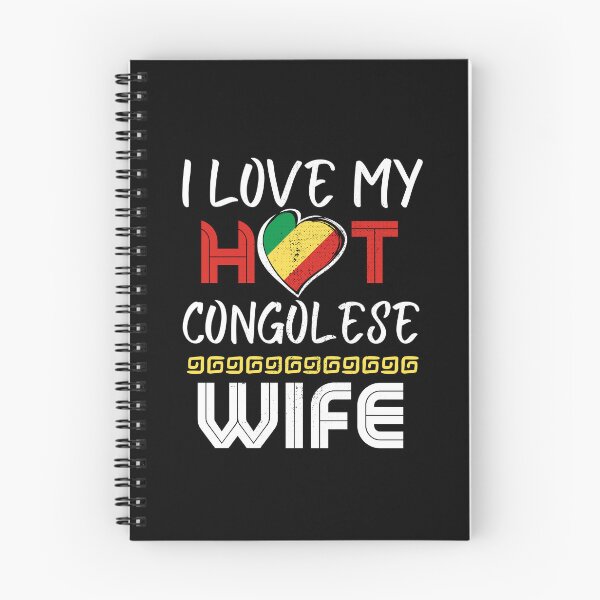 Item preview, I Love My Hot Congolese Wife Husband designed and sold by Furahisha.