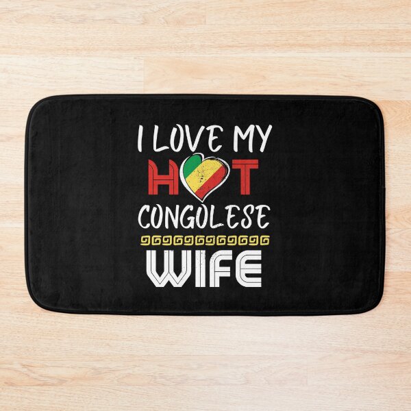 Item preview, I Love My Hot Congolese Wife Husband designed and sold by Furahisha.