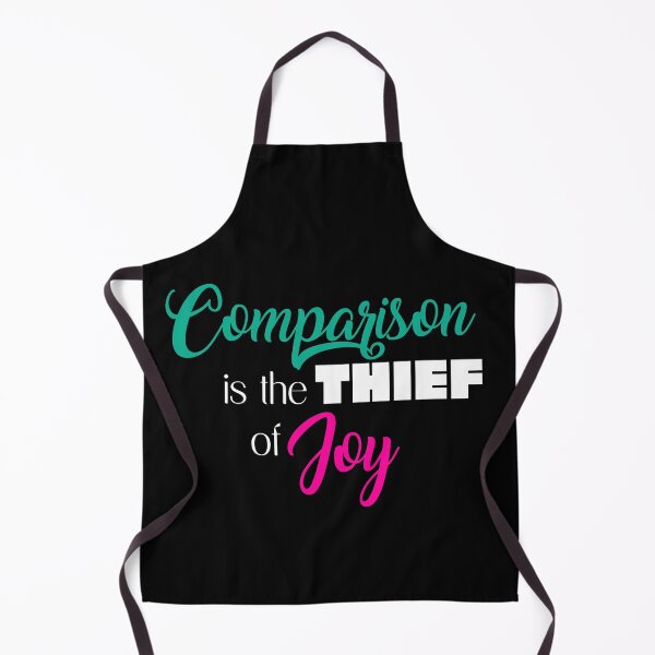 Item preview, Comparison is the Thief of Joy Black designed and sold by Hypernova Designs.