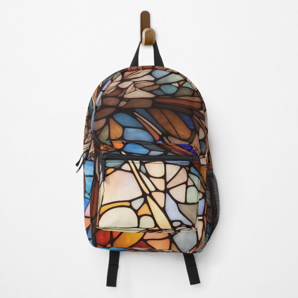 Item preview, Colorful Stained Glass with hidden Owl designed and sold by Ketique.