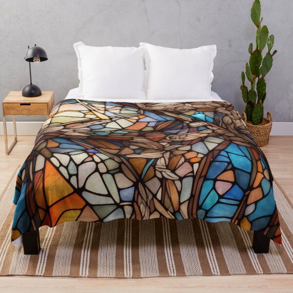 Item preview, Colorful Stained Glass with hidden Owl  designed and sold by Ketique.