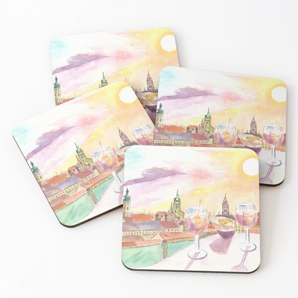 Item preview, Munich Sundowner with Rooftop Vibes and Skyline View designed and sold by artshop77.