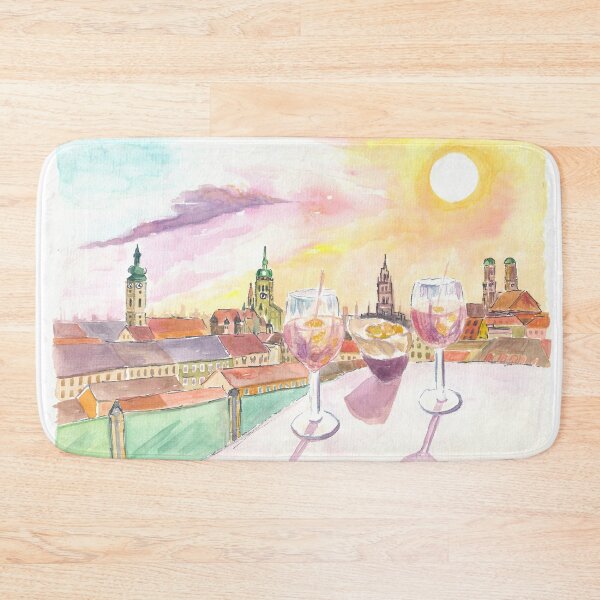 Item preview, Munich Sundowner with Rooftop Vibes and Skyline View designed and sold by artshop77.