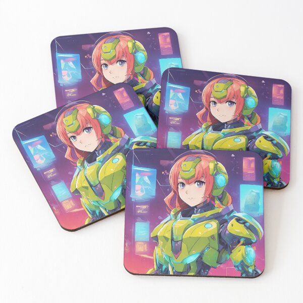 Item preview, female anime character, AI generated designed and sold by Woodoartdesign.