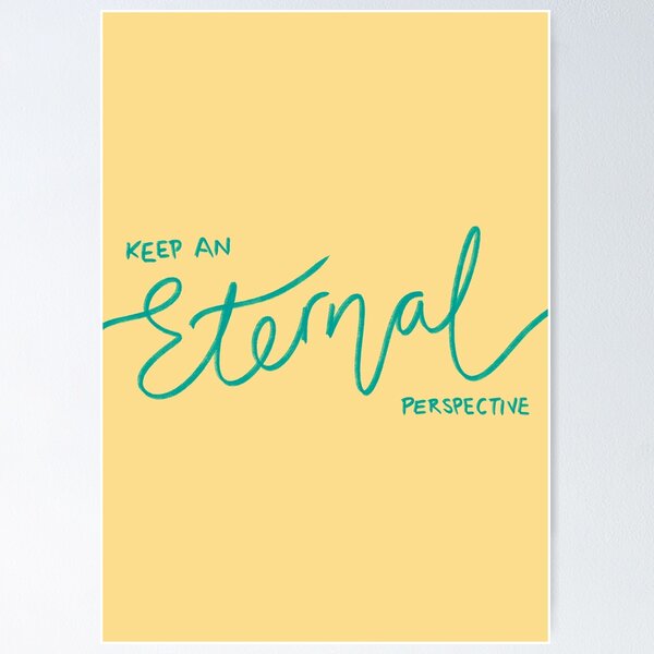Item preview, Eternal Perspective 2 Corinthians 4:18 Yellow designed and sold by Megan Mackay.
