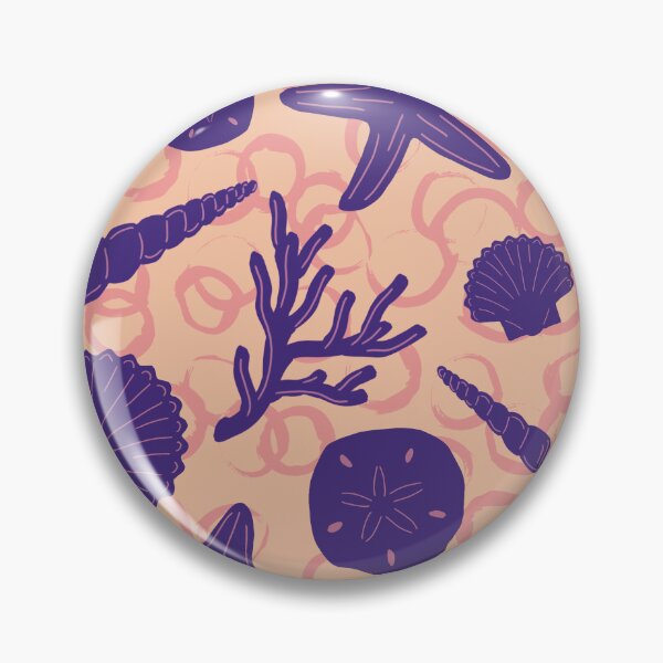 Item preview, Summer Seashells in Cool Breeze and Sand designed and sold by Sockstomistic.