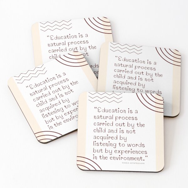 Item preview, Famous People Quote, Maria Montessori, Boho Dreamer Back-to-School designed and sold by TeyMank.