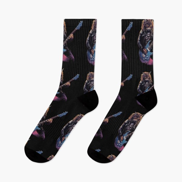 Item preview, Rock band Cat playing guitar designed and sold by ArtFromBeyond.