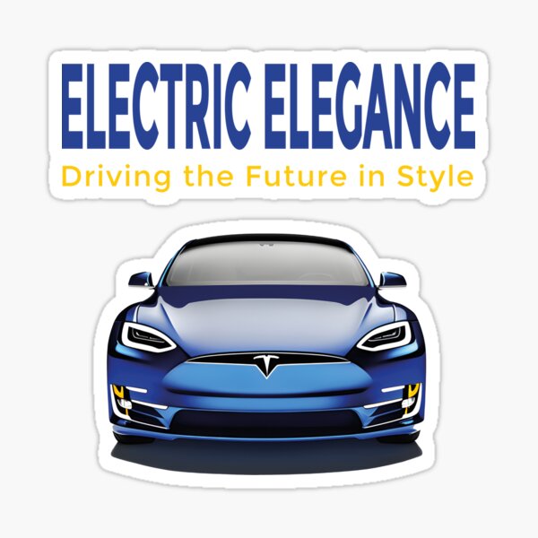 Tesla Bumper Stickers for Sale