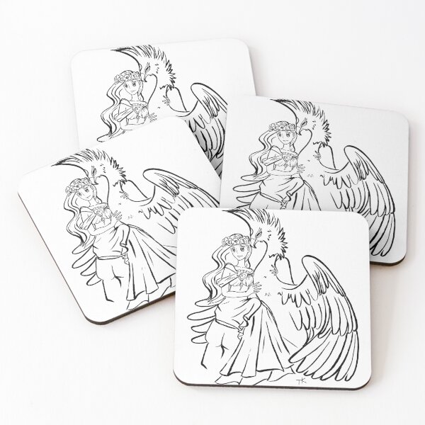 Item preview, woman with phoenix designed and sold by Anmioma.