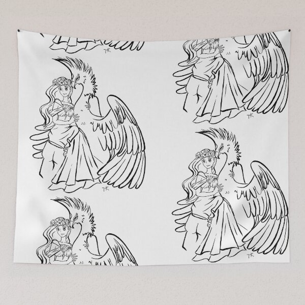 Item preview, woman with phoenix designed and sold by Anmioma.