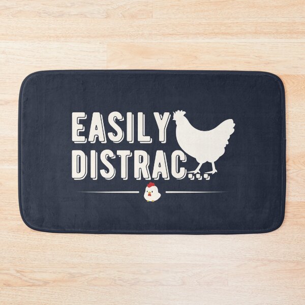Item preview, Easily Distrac by Chickens Distraction Men Women - Funny designed and sold by LittleZea.