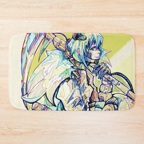 Item preview, Neko girl in cyberpunk anime style designed and sold by Estef Mos Art.
