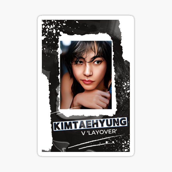 BTS V Taehyung Album Layover Concept Poster Photocard