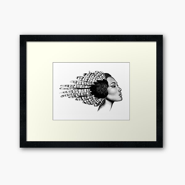 Beautiful Warrior | The Beauty Collection Framed Art Print