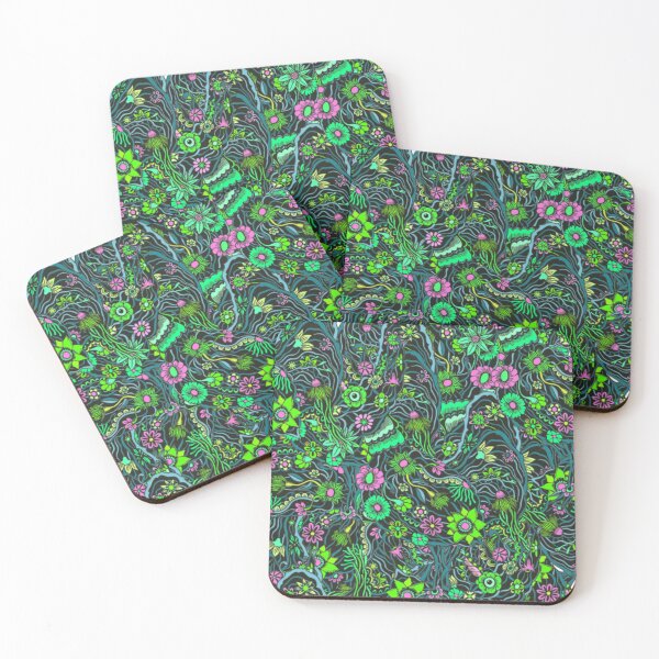 Item preview, Psihedelic design with flowers designed and sold by ArtAngiTresors.