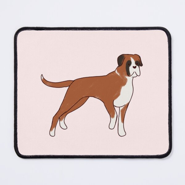 Item preview, boxer dog illustration designed and sold by Mayarart.